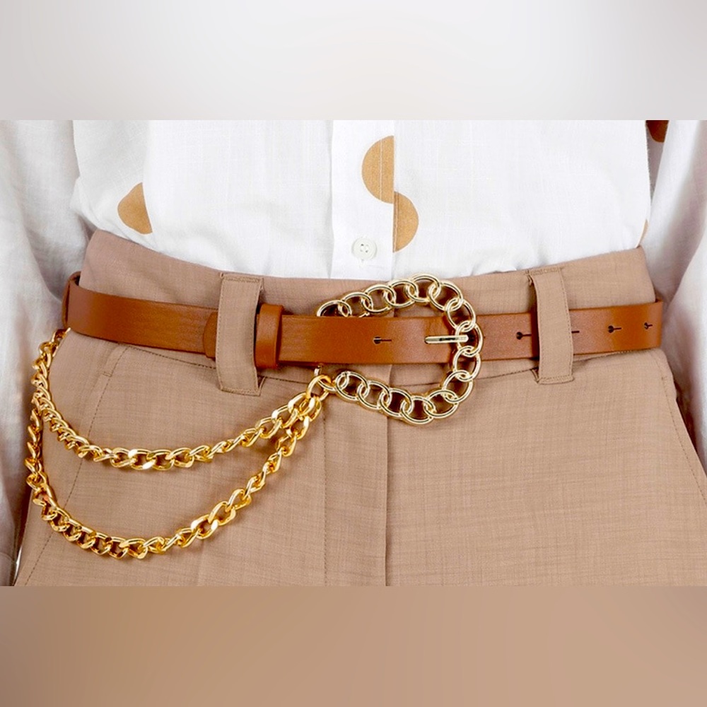 Belt brown one standard size